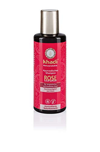 Khadi Champu De Rosa Reparador Y Acondicionador 210 ml