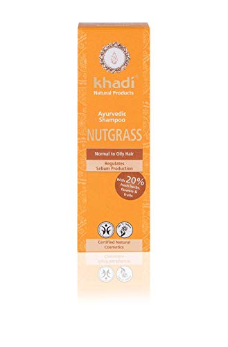Khadi Champu Nutgrass Cabello Normal-Graso 210Ml 4 Unidad 500 g