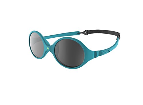 Ki ET LA – Gafas de sol para Bebé modelo Diabola – 100% irrompibles - color Azul Verdoso – 0-18 meses