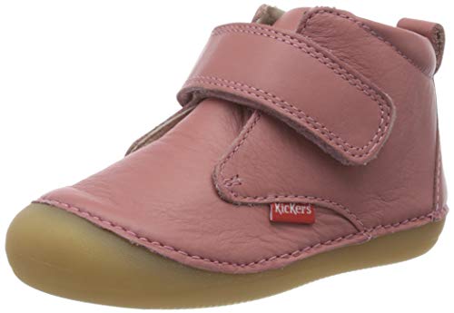 Kickers Sabio, Botas Unisex bebé, Rosa Rose Antique Perm 132, 24 EU