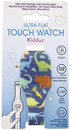 KIDDUS Reloj LED Digital para niña o niño. Pulsera de Silicona Suave para niños y Adultos. Batería Japonesa reemplazable. Fácil de Leer y Aprender Las Horas