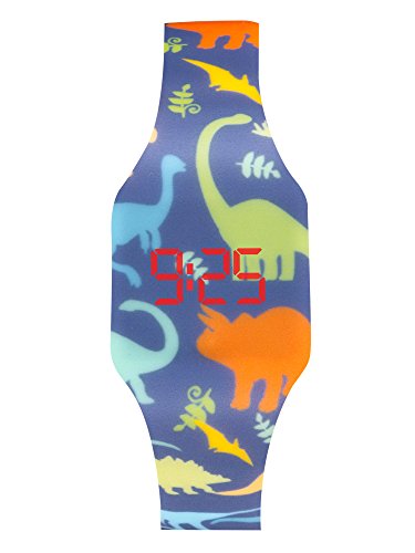 KIDDUS Reloj LED Digital para niña o niño. Pulsera de Silicona Suave para niños y Adultos. Batería Japonesa reemplazable. Fácil de Leer y Aprender Las Horas