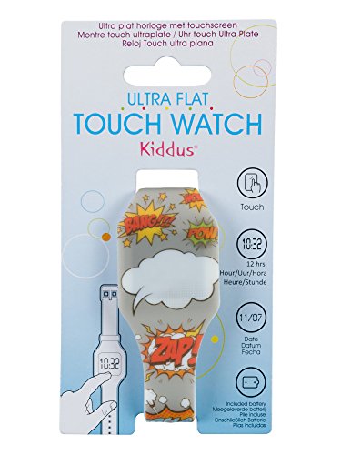 KIDDUS Reloj LED Digital para niña o niño. Pulsera de Silicona Suave para niños y Adultos. Batería Japonesa reemplazable. Fácil de Leer y Aprender Las Horas