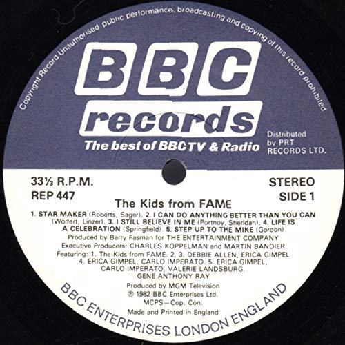 KIDS FROM FAME - (TV SERIES) LP (11545)