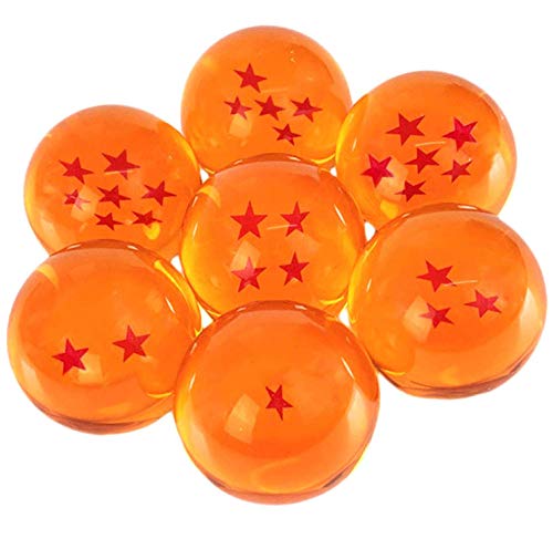 Killow 7 Piezas Bolas Dragon Ball, Bolas de Dragón 1 a 7 Estrellas con Caja de Regalo, Coleccionables para Dragonball Z Regalo ( Diámetro 4,3CM)