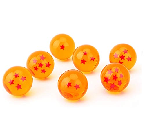 Killow 7 Piezas Bolas Dragon Ball, Bolas de Dragón 1 a 7 Estrellas con Caja de Regalo, Coleccionables para Dragonball Z Regalo ( Diámetro 4,3CM)