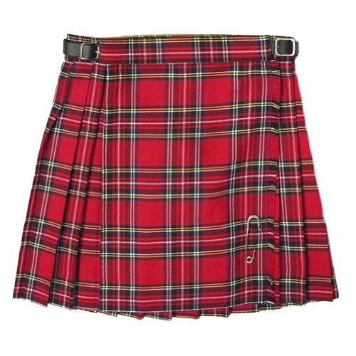 Kilt/falda escocesa plisada para ni�as - Royal Stewart - Estilo cl�sico, color rojo - 2 a�os