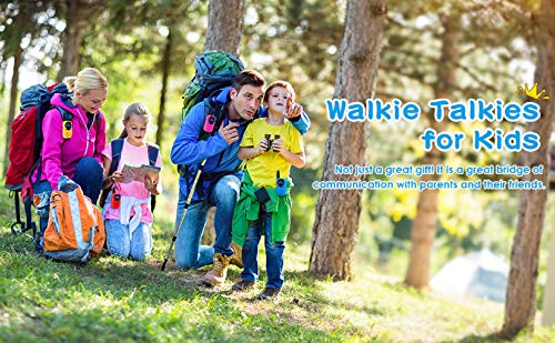 Kimy Juguetes Niñas 3 4 5 6 7 8 9 Años, Regalos para Niños Walkie Talkie 3-12 Años Regalos para Niñas de 6 Años Juguetes para Niñas de 3-12 Años Juguetes Chico Regalos Navidad Niña Amarillo