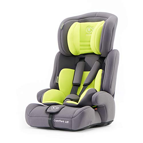 Kinderkraft Silla de Coche Ajustable COMFORT UP, Grupo 1/2/3, 9-36 kg, Verde