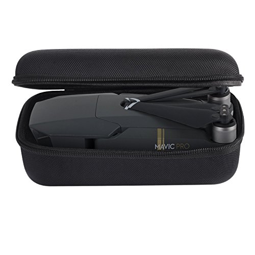 Kingwon Funda de transporte Carrying Case Eva duro Bolsa de Almacenamiento para Drone DJI Mavic Pro y Control Remoto, (No es adecuado para DJI Mavic 2)Negro