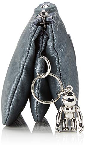 Kipling Creativity S, Cartera para Mujer, Gris (Steel Gr Metal), 14.5x9.5x5 cm