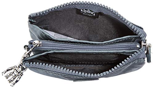 Kipling Creativity S, Cartera para Mujer, Gris (Steel Gr Metal), 14.5x9.5x5 cm