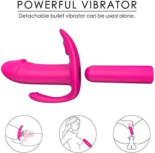 Kissplay Vībrǎdør Clītørīanø Mujer Mando a Distancia, Mujer Control Remoto, Silencio de 9 bandas, adecuado para mujeres ponibles, USB recargable, Pink