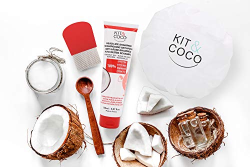 KIT & COCO Kit completo de tratamiento para piojos y liendres (150ml)