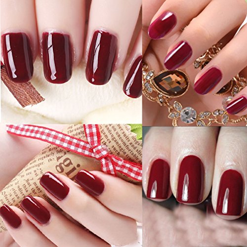 Kit de 6 esmaltes de uñas CLAVUZ, secado UV