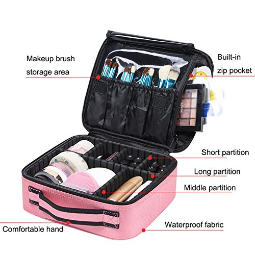 Kit De Almacenamiento De Cosméticos Para Mujeres, Nuevo Estuche De Maquillaje Cepillo De Belleza Profesional Maleta De Cosméticos Para Mujer Organizador De Maquillaje Impermeable Bolsas De Almacen