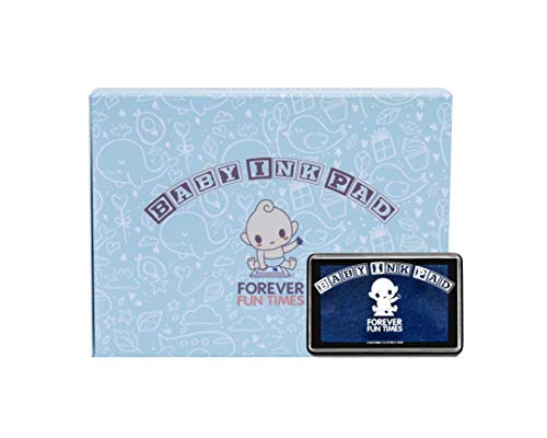 Kit de Huellas de Bebé, Seguro y Limpio, para pies y manos | Con su almohadilla de tinta hará cientos de huellas del bebé para regalar o poner en marcos de fotos para bebés | Para todo tipo de papel