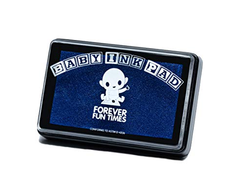 Kit de Huellas de Bebé, Seguro y Limpio, para pies y manos | Con su almohadilla de tinta hará cientos de huellas del bebé para regalar o poner en marcos de fotos para bebés | Para todo tipo de papel