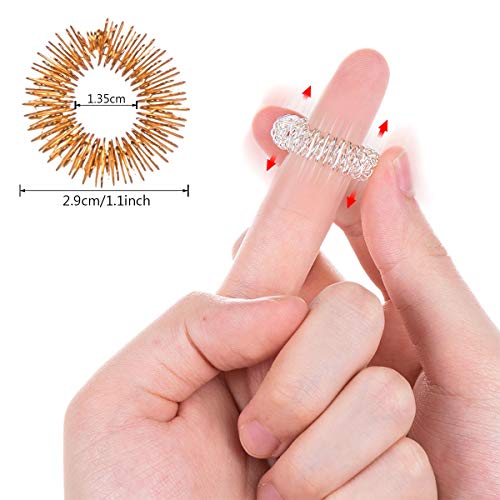 Kit de Masajeador de Cabeza y Espalda, Araña de Masaje para la Cabeza Perfecta, ideal para Relax y Alivio Terapéutico del Estrés, con Anillo de Masaje de Dedos