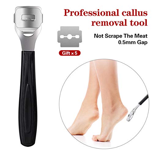 Kit de Pedicura, Lima de Pies- 20 en 1 Profesional Kit de Herramientas de Pedicura Conjunto de Pie de Acero Inoxidable Escofina de Pie Remover la Piel Muerta Para el Cuidado de los Pies en Hogar