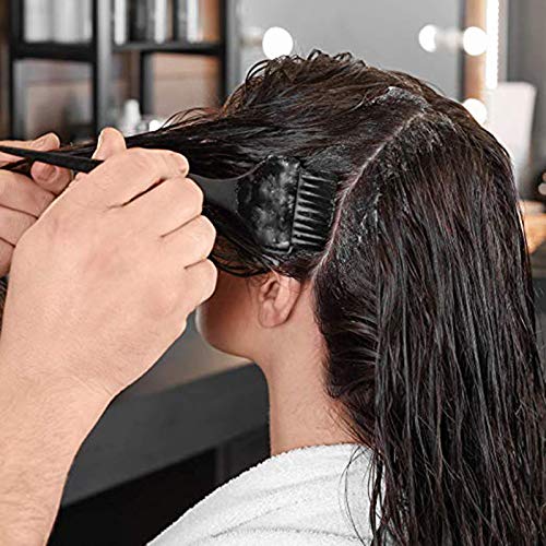 Kit de Pelo Tinte,Professional Kit de Coloración Tinte para Cabello con Pelo Tazón de Cepillo de Coloración Peine Guante Cubre Orejas Pinzas cabello Gorra Agitador para Salón Casa DIY