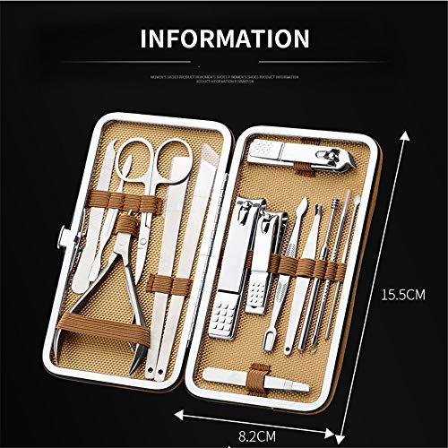 Kit De Recorte De Uñas Cortaúñas Tijeras Cortadores Set Safety Finger Manicure Trimmer,Juego De Cortaúñas - Bloque De Limas De Uñas Para Pulido De Uñas Cortaúñas Para Uñas Gruesas Cortaúñas Uña