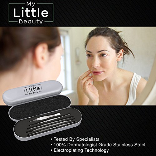Kit Extractor de Puntos Negros - MY LITTLE BEAUTY - Extracción de Granos y Espinillas en Acero Inoxidable