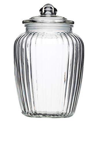 Kitchen Craft Home Made - Bote de Almacenamiento (Cristal, tamaño Grande, 2,2 L), Transparente
