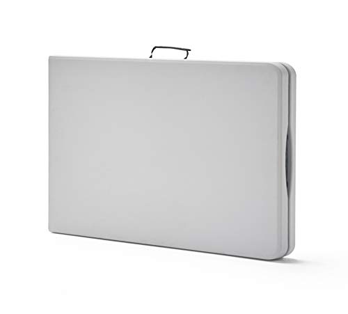 KitGarden Folding 240 - Mesa Plegable, color Blanco, 240x74x74 cm