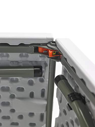 KitGarden Folding 240 - Mesa Plegable, color Blanco, 240x74x74 cm