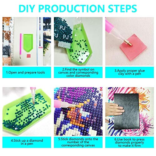 Kits De Pintura De Diamantes 5D Diy Para Adultos, Arte De Bordado De Cristal De Diamantes De Imitación Para Decoración De Pared Del Hogar Castell-Platja D'Aro Costa Brava 30x40cm