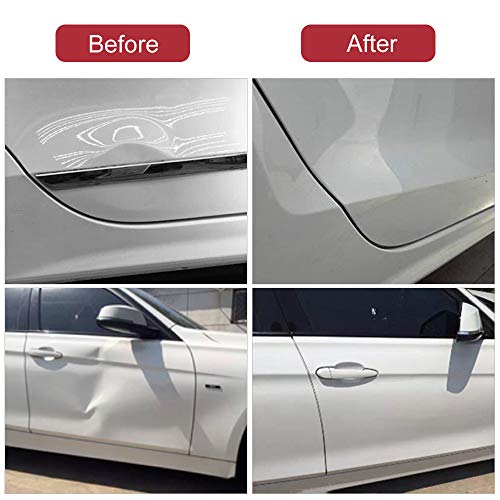 KKmoon Herramienta de Reparación de Abolladuras,Extractor de Abolladuras sin Pintura de Carrocería de Automóvil con 18 Pestanas(Oro)