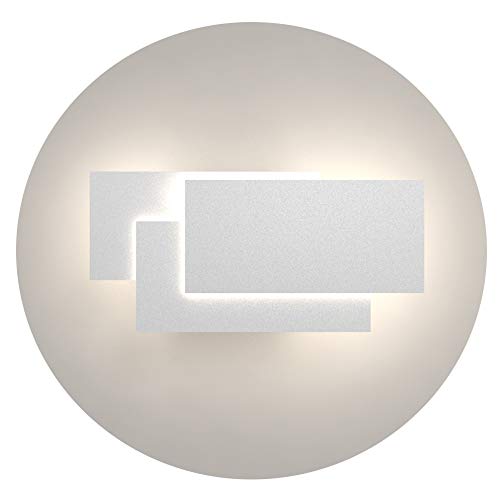 Klighten Aplique de pared Lámpara Moderno LED 24W Lámpara para Decoración del Hogar Pared Dormitorio Pasillo Entrada Blanco natural 4000~4500K