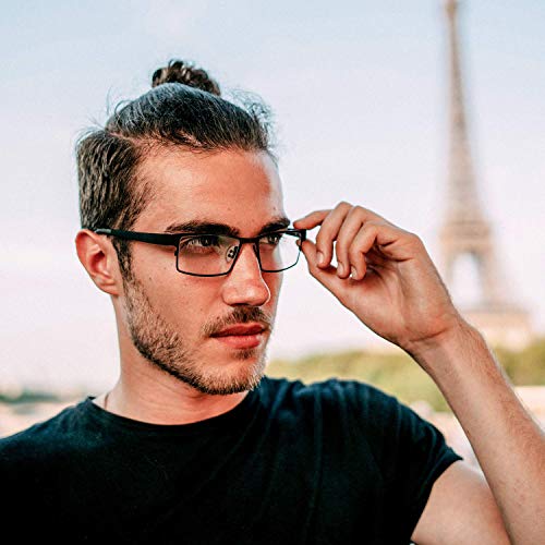 KLIM Protect - Gafas de Nueva generación - Protege los Ojos Frente a la dañina luz Azul de Las Pantallas - Anti Fatiga Ocular - Anti UV - para PC, Smartphone, TV, Tablet, MONITORES