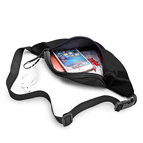 KNKN riñonera para Hombres, Mujeres, Soy Estadounidense y Quiero mi país, riñonera Informal al Aire Libre para Hacer Ejercicio, Viajes, Senderismo