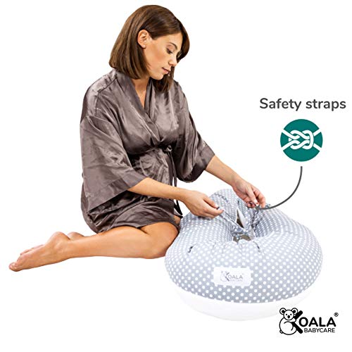 Koala Babycare® Almohada para Embarazadas para Dormir Cojin Lactancia –Soporte del Cuerpo de la Mama y del bebé – para Bebe Que Puede ser Utilizado como Cuna y Reductor de Cuna - KHUGS