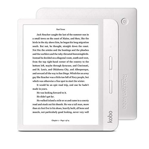 Kobo - Ereader - Kobo Libra H2O, 7 HD, botones laterales, blanco