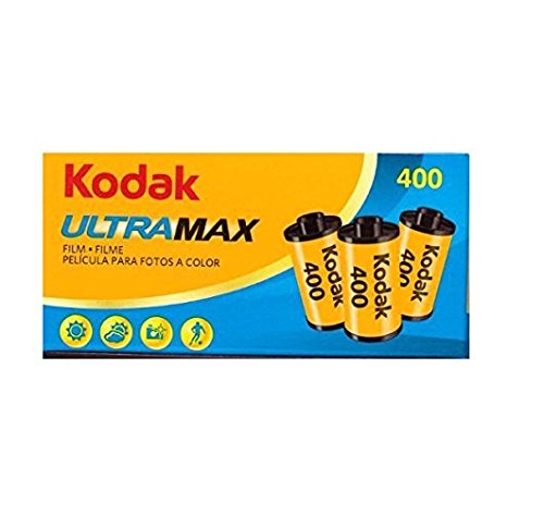 Kodak KOD102201 - Película negativo color (35mm, ultra max gc 400-24 tripack) multicolor