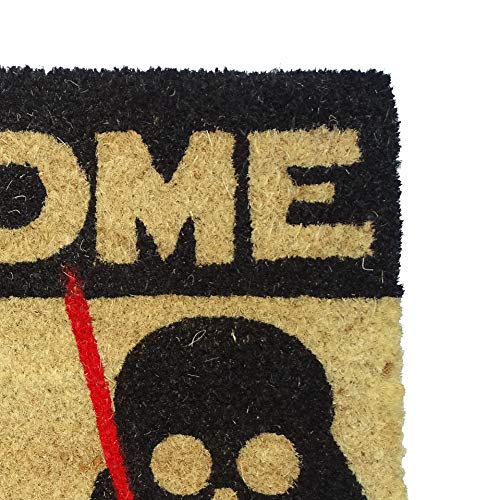 koko doormats Felpudo de Star Wars para Entrada de Casa Original y Divertido/Fibra Natural de Coco con Base de PVC, 40x60 cm (C-Welcome to The Dark Side)