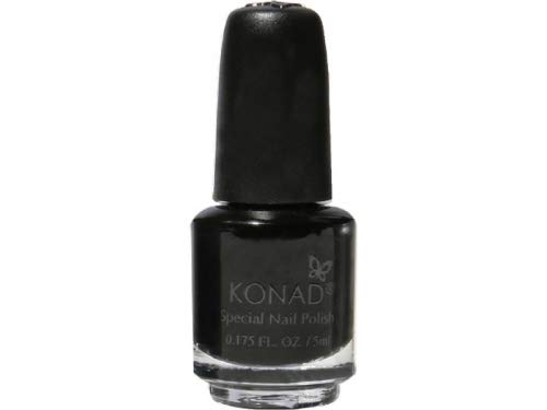 Konad Nail Art Stamping Polish Small - Black (5ml) by KONAD Nail Art