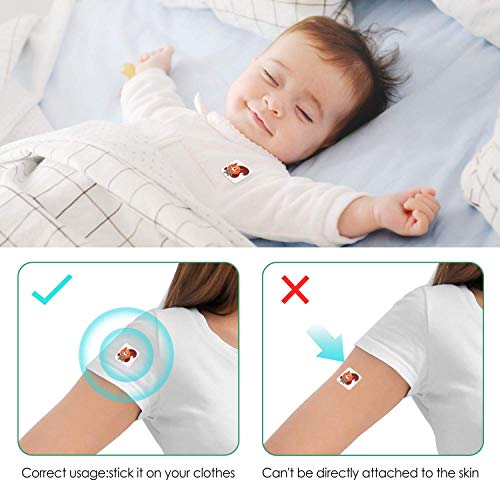 konjac Pulseras Repelentes de Mosquitos, 15 Pulseras Antimosquitos+72 Pegatinas Antimosquitos, Set de Repelentes de Insectos para niños o Adultos/Impermeable/No tóxico