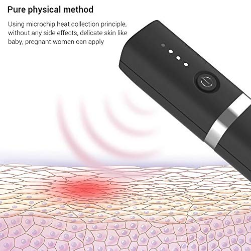 Kooshy Dispositivo electrónico para aliviar la picadura, calmante para picaduras Mosquitos Sanador Insectos con 4 Tipos Modos Fisioterapia Uso para picazón e hinchazón causadas por picaduras