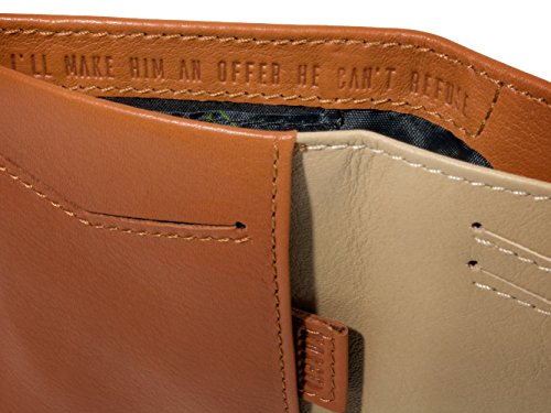 KOSETI - Cartera Hombre Marrón | Tarjetero, Billetero, Monedero | Fabricada en España | Piel de Vacuno Autentica | Premium | 12 Tarjetas | Protección RFID y NFC | Realizada por Artesanos de Ubrique