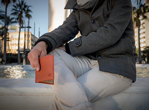 KOSETI - Cartera Hombre Marrón | Tarjetero, Billetero, Monedero | Fabricada en España | Piel de Vacuno Autentica | Premium | 12 Tarjetas | Protección RFID y NFC | Realizada por Artesanos de Ubrique