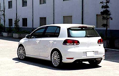 KQBAM Modificación del Alerón Trasero del Abs del Alerón Trasero para Golf 6 (2010-2013) Mk7 (2014-2019) Polo (2010-2017), Polo Black