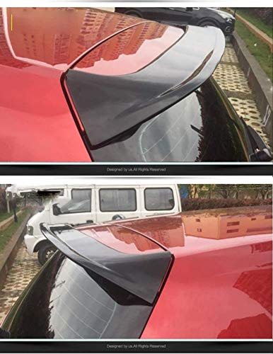 KQBAM Modificación del Alerón Trasero del Abs del Alerón Trasero para Golf 6 (2010-2013) Mk7 (2014-2019) Polo (2010-2017), Polo Black