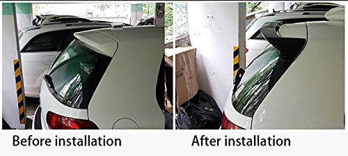 KQBAM Modificación del Alerón Trasero del Abs del Alerón Trasero para Golf 6 (2010-2013) Mk7 (2014-2019) Polo (2010-2017), Polo Black
