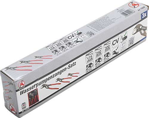 Kraftmann 75209 | Juego de picos de loro | 175 / 240 / 300 mm | 3 piezas