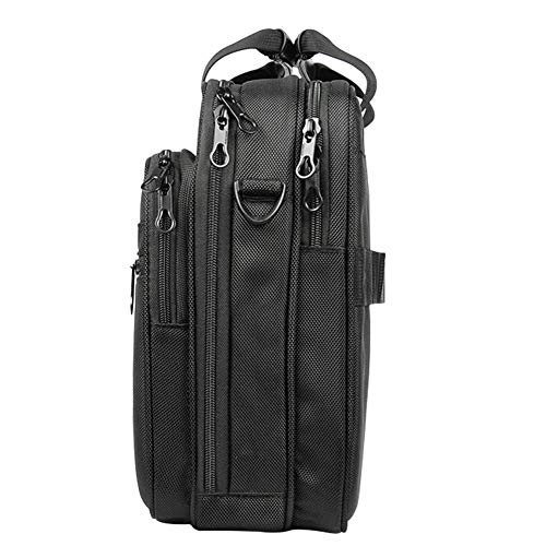 KROSER 17" Bandolera para Portátil Maletín para Portátil hasta 16" Hidrófugo Peso Ligero Bolso de Mensajero para Portátil Bolsa de Ordenador para Viajes/Negocios/Escuela/Hombres/Mujeres