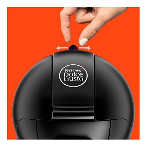 Krups KP100B Cafetera Dolce Gusto cápsulas, monodosis, 15 bares presión, cafés, cappuccino, multibebida, 1500 W, 0.6 litros, antracita